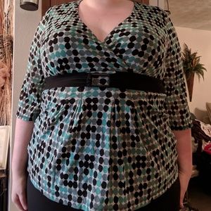 Plus Size Work Shirt